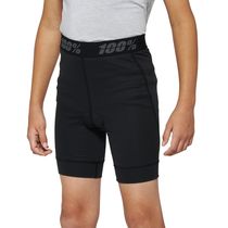 100% Ridecamp Youth Shorts with Liner Blac