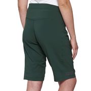 100% Ridecamp Women's Shorts Forest Green click to zoom image