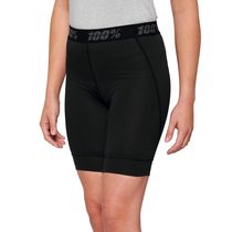100% Ridecamp Women's Shorts with Liner Black