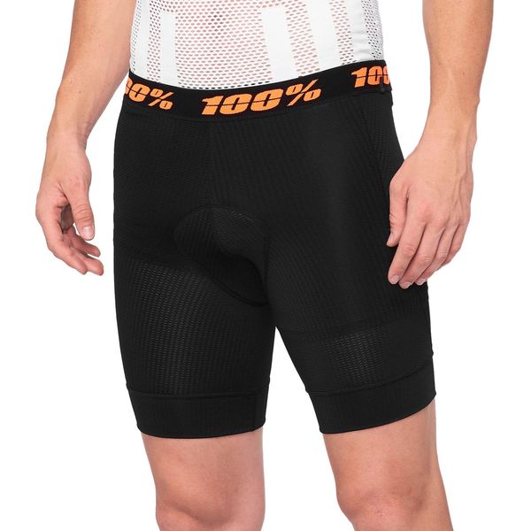 100% Crux Liner Shorts Black click to zoom image