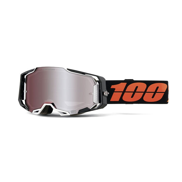 100% Armega Goggle Blacktail - HiPER Silver Mirror Lens click to zoom image
