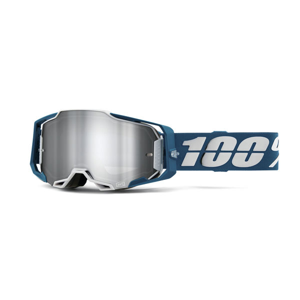 100% Armega Goggle Albar / Flash Silver Lens click to zoom image