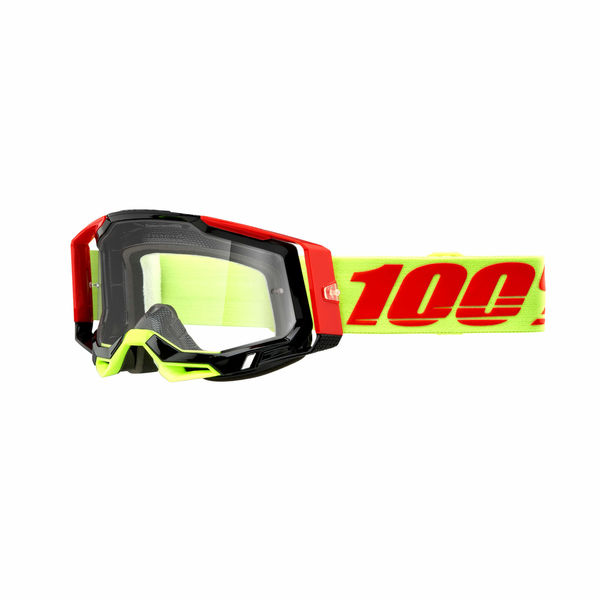 100% Racecraft 2 Wiz / Clear Lens Goggles click to zoom image