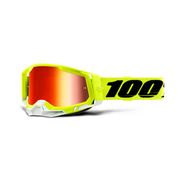100% Racecraft 2 Goggle Yellow / Red Mirror Lens click to zoom image