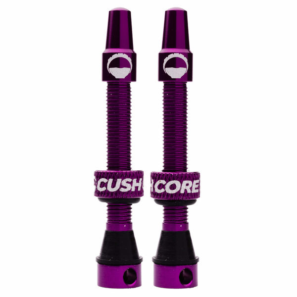 CushCore Tubeless Valves 55mm Purple click to zoom image