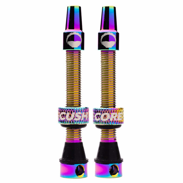 CushCore Tubeless Valves 44mm Oil Slick click to zoom image