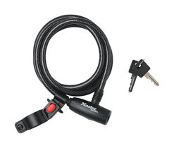 Masterlock Cable Key Lock 10mm x 1.8m [8232] Black