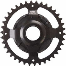 Shimano STEPS CR-ET600 chainring, 38T without chain guard, for chain line 50 mm, black