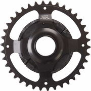 Shimano STEPS CR-ET600 chainring, 38T without chain guard, for chain line 50 mm, black 