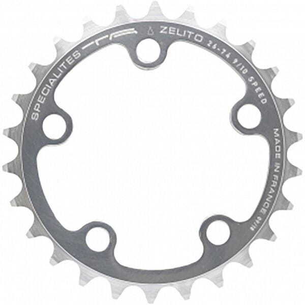 Shimano STEPS CR-ET600 chainring, 38T without chain guard, for chain line 50 mm, silver click to zoom image