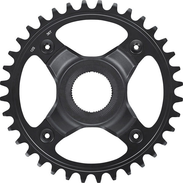Shimano STEPS SM-CRE70-12-B chainring, 36T for chainline 53 mm, without chainguard, black click to zoom image