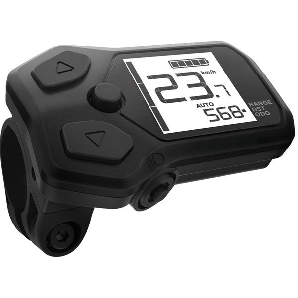 Shimano STEPS SC-E5003 STEPS cycle computer display with assist switch, for 22.2 mm band clamp click to zoom image