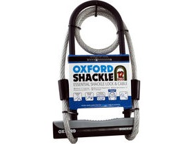 Oxford Shackle 12 Duo Lock and Cable 180 x 320cm Shackle, 12 x 1200mm Lock-mate Cable