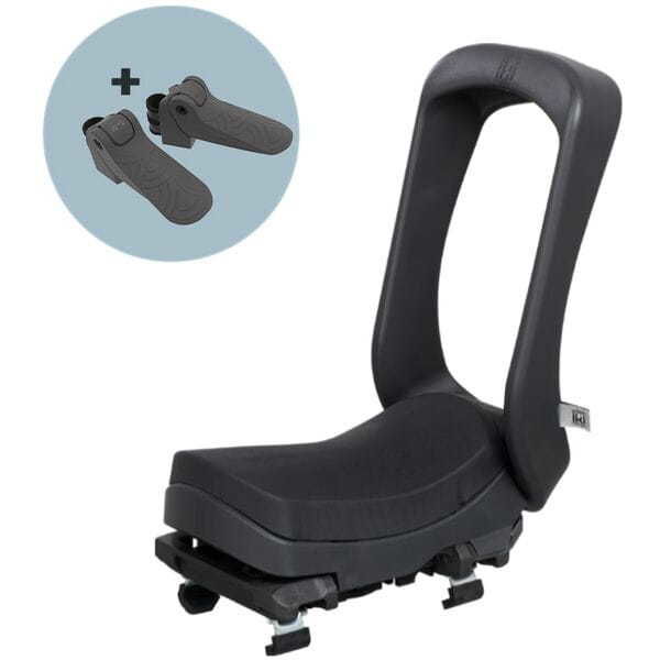 Urban Iki Junior Seat with Rack Mount - Bincho Black / Bincho Black click to zoom image