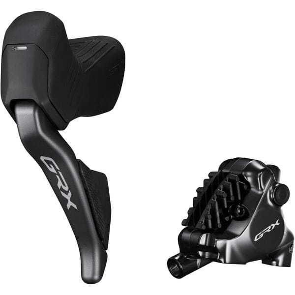 Shimano GRX ST-RX825 GRX Di2 2-speed STI bled with BR-RX820 calliper, left rear click to zoom image