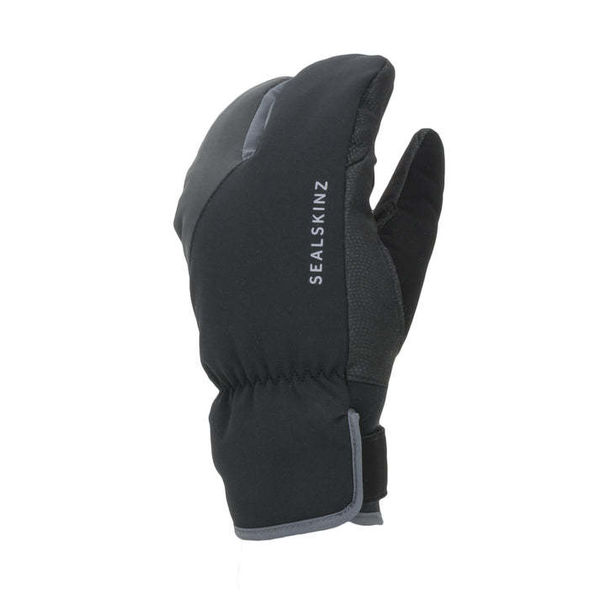 Sealskinz Barwick Waterproof Extreme Cold Weather Cycle Split Finger Glove click to zoom image