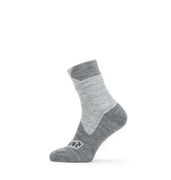 Sealskinz Bircham Waterproof All Weather Ankle Length Sock Small Grey/Grey Marl  click to zoom image