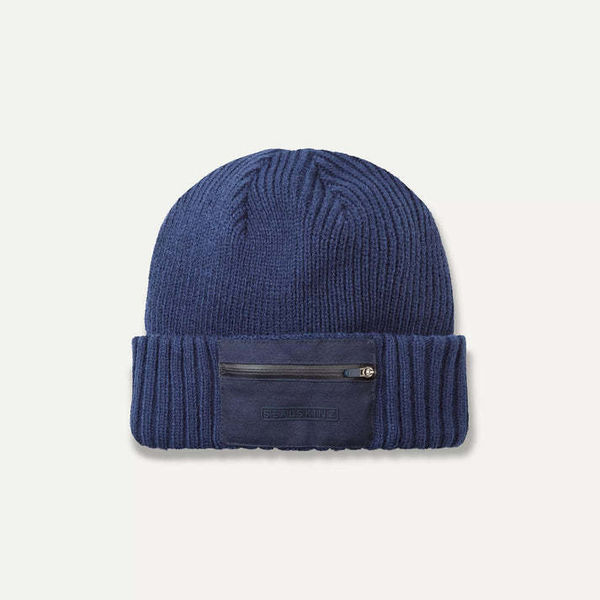 Sealskinz Colby Waterproof Zipped Pocket Knitted Beanie click to zoom image