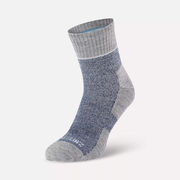Sealskinz Morston Solo Quickdry Ankle Length Sock Small Blue/Light Grey Marl/Cream  click to zoom image
