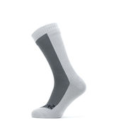 Sealskinz Starston Waterproof Cold Weather Mid Length Sock Small Grey  click to zoom image