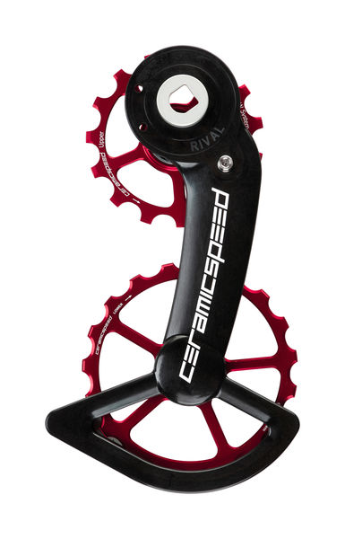 CeramicSpeed OSPW System SRAM Rival AXS Pulley Wheels Red click to zoom image