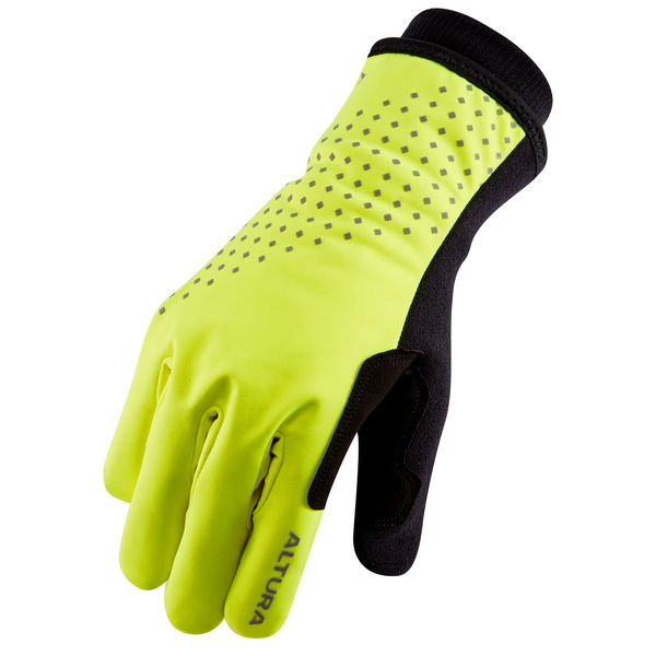 Altura Nightvision Insulated Waterproof Gloves Yellow click to zoom image