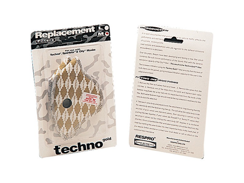 Respro Techno Filters Pack of 2 click to zoom image