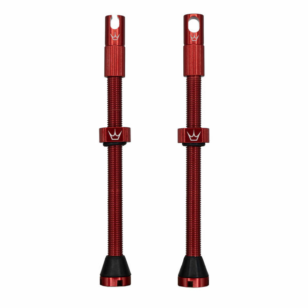 Peaty's x Chris King Tubeless MK2 Valves 80mm Red click to zoom image