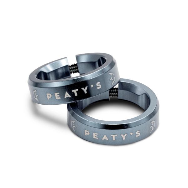 Peaty's Monarch Grip Lock Ring Slate click to zoom image