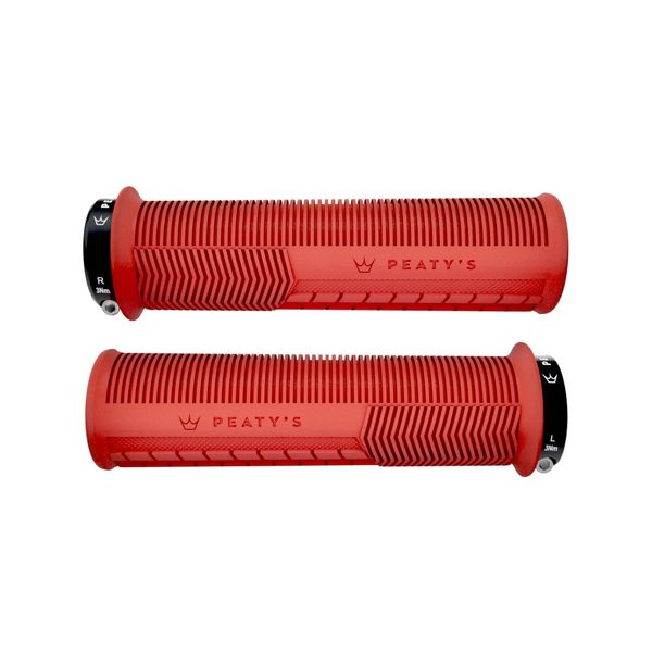 Peaty's Monarch Mushroom Grip Thick (32-34mm) Red click to zoom image