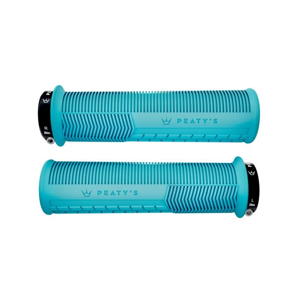 Peaty's Monarch Mushroom Grip Thick (32-34mm) Turquoise click to zoom image