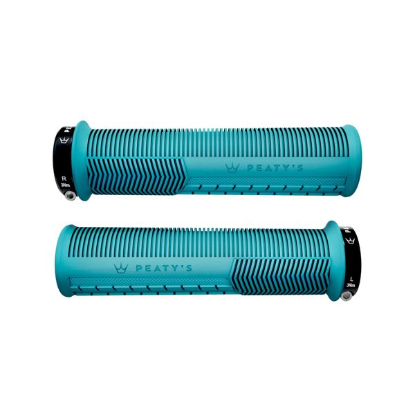 Peaty's Monarch Mushroom Grip Thin (30-32mm) Turquoise click to zoom image