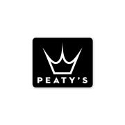 Peaty's Crown Logo Sticker Black 