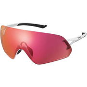 Shimano Aerolite Glasses, Metalic White, RideScape Road Lens 