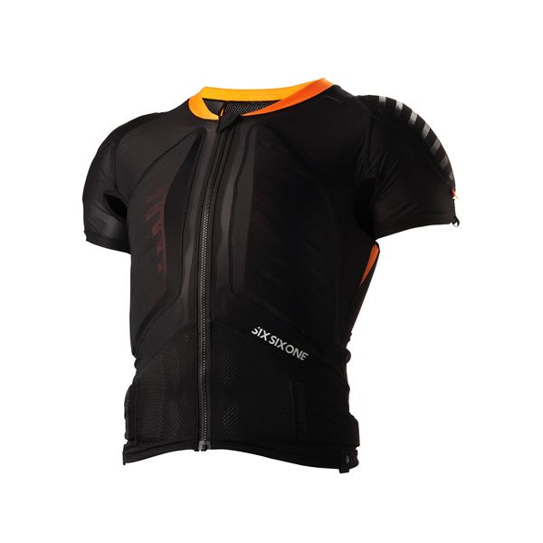 SixSixOne Evo Compression Jacket Short Sleeve Black click to zoom image