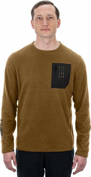 Cube Atx Fleece Jersey L/s Brown click to zoom image