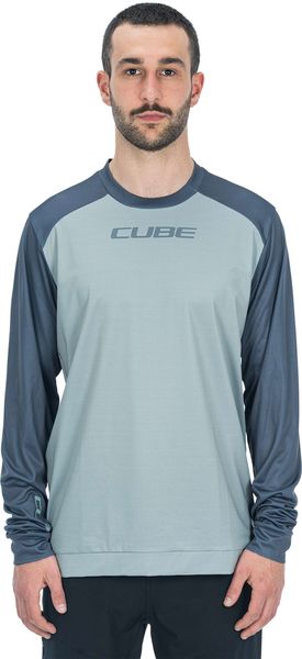 Cube Atx Round Neck Jersey L/s Grey/anthracite click to zoom image