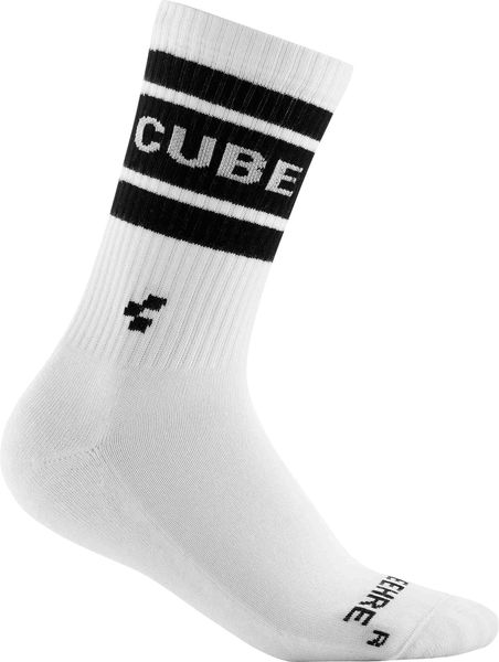 Cube Socks After Race High Cut White/black click to zoom image