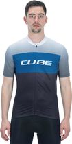 Cube Teamline Jersey Cmpt S/s Black/blue/grey