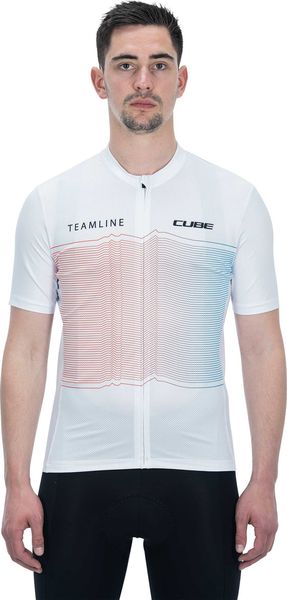 Cube Teamline Jersey Cmpt S/s White click to zoom image