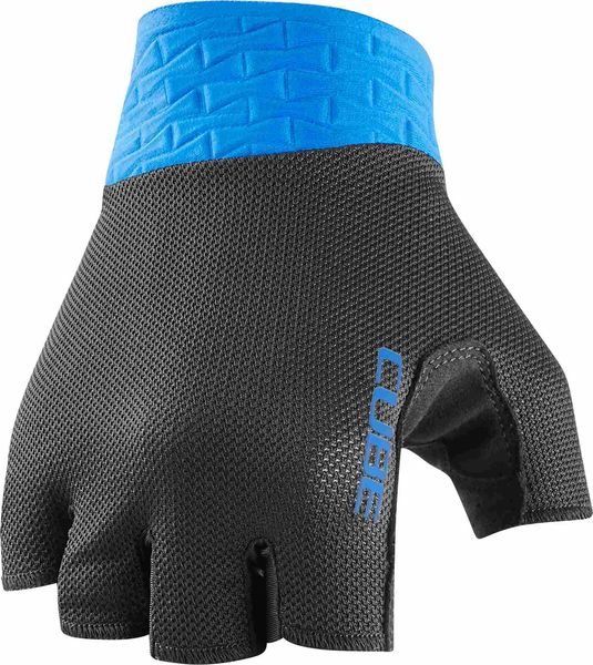 Cube Gloves Performance Short Finger Black/blue click to zoom image
