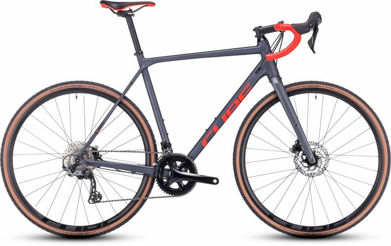 Cube Cross Race Pro Grey/red 2024 click to zoom image