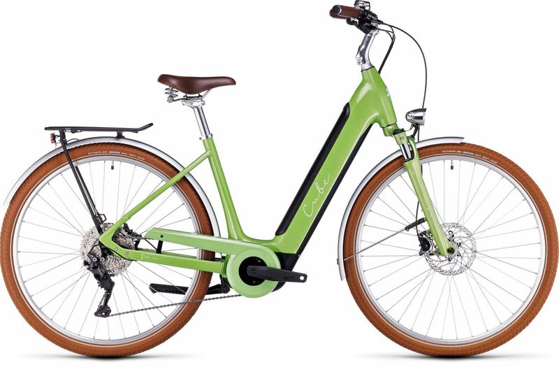 Cube Ella Ride Hybrid 500 Green/green 2024 Ee click to zoom image