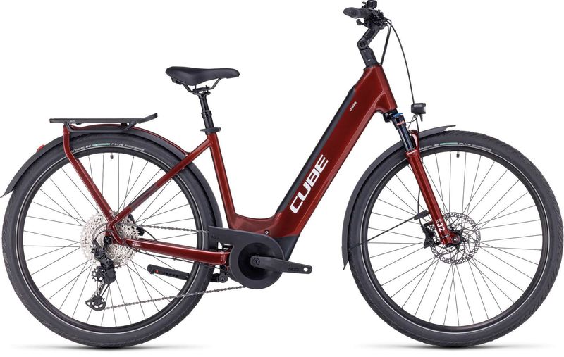 Cube Touring Hybrid Exc 625 Red/white 2024 EE click to zoom image