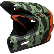Bell Sanction 2 Dlx Mips MTB Full Face Helmet 2023 Ravine Matte Dark Green/Orange
