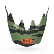 Bell Sanction 2 Helmet Visor: Matte Dark Green/Orange 