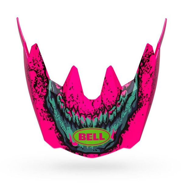 Bell Sanction 2 Helmet Visor: Bonehead Pink/Turquoise click to zoom image