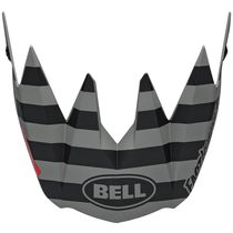 Bell Full-10 Helmet Visor: Matte Grey Black Fasthouse One Size