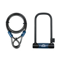 Squire Matterhorn 230 Shackle Kit D Lock - 230mm Key 14mm steel shackle Lock w bracket. Security rating 10 inc. Ext.10x1800 Cable