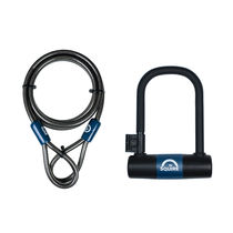 Squire Matterhorn 140 Shackle Kit D Lock - 140mm Key 14mm steel shackle Lock w bracket. Security rating 10 inc. Ext.10x1800 Cable